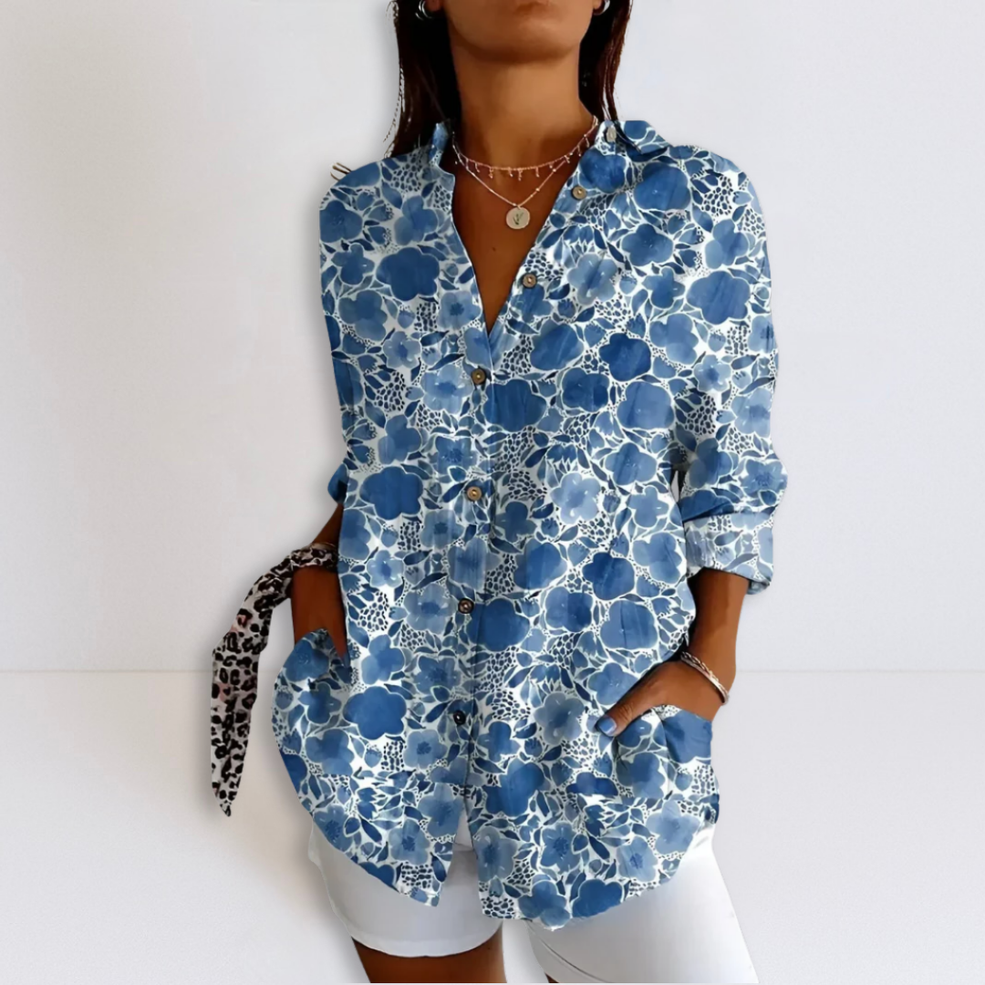 Katherine | Relaxed Printed Blouse