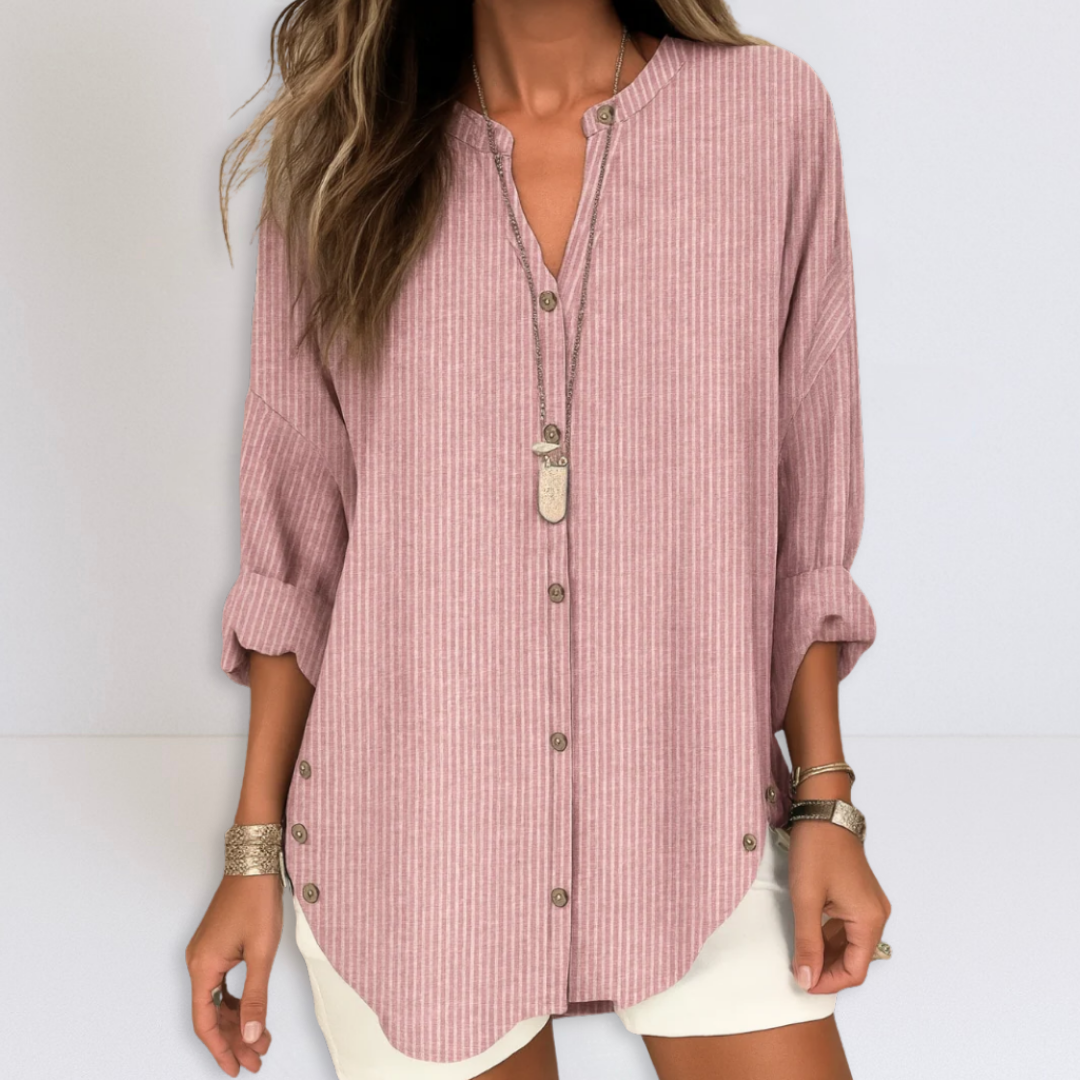 Lydia | Elegant Striped Blouse