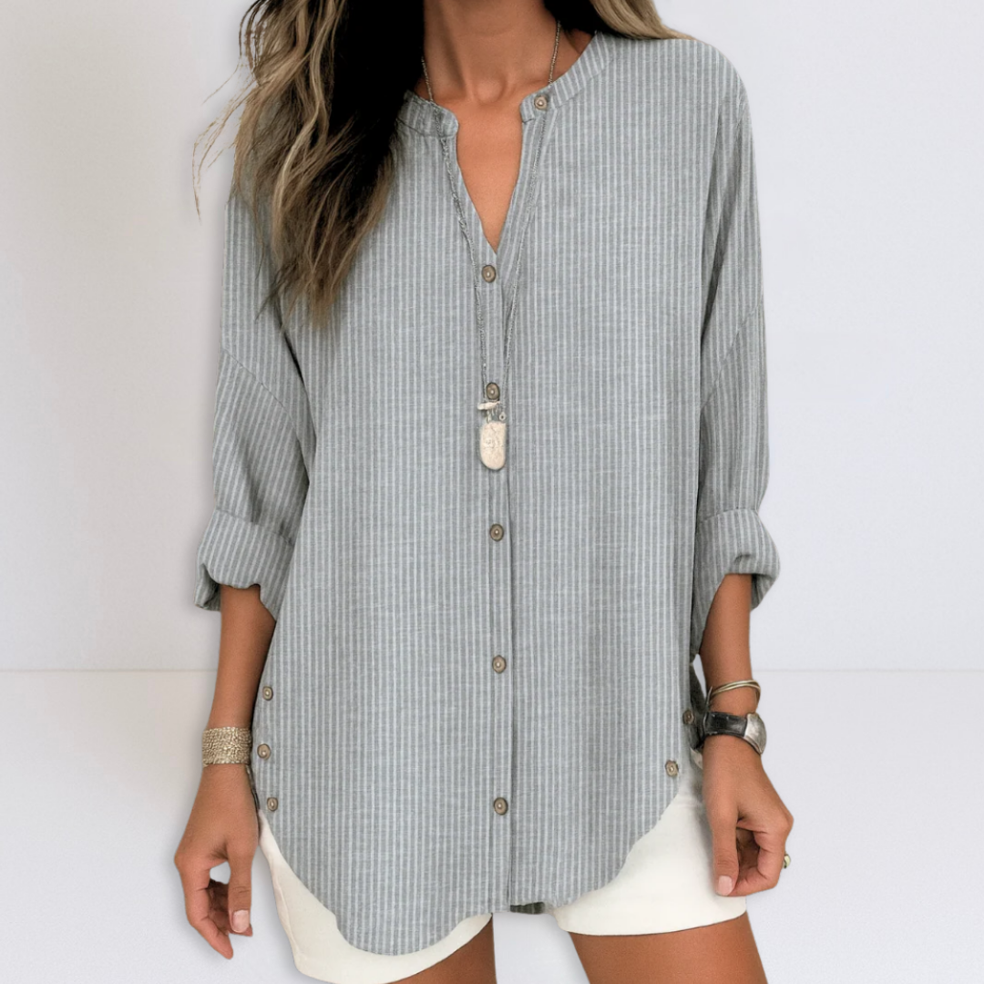 Lydia | Elegant Striped Blouse