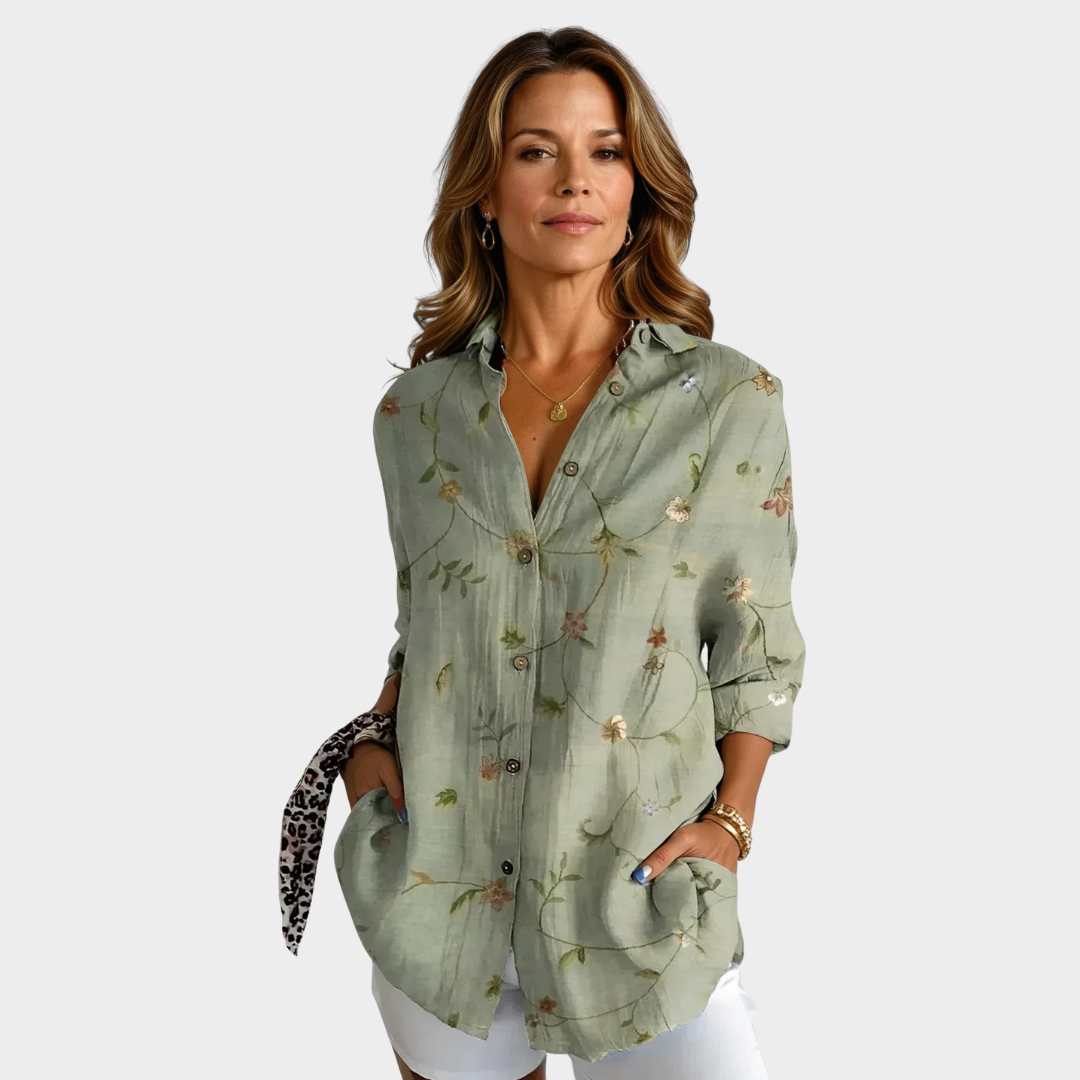 Katherine | Relaxed Printed Blouse