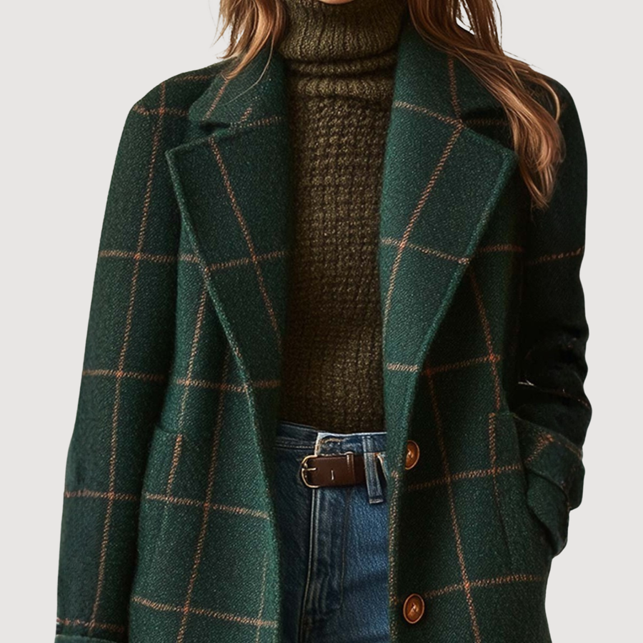 Catherine | Heritage Plaid Tweed Coat