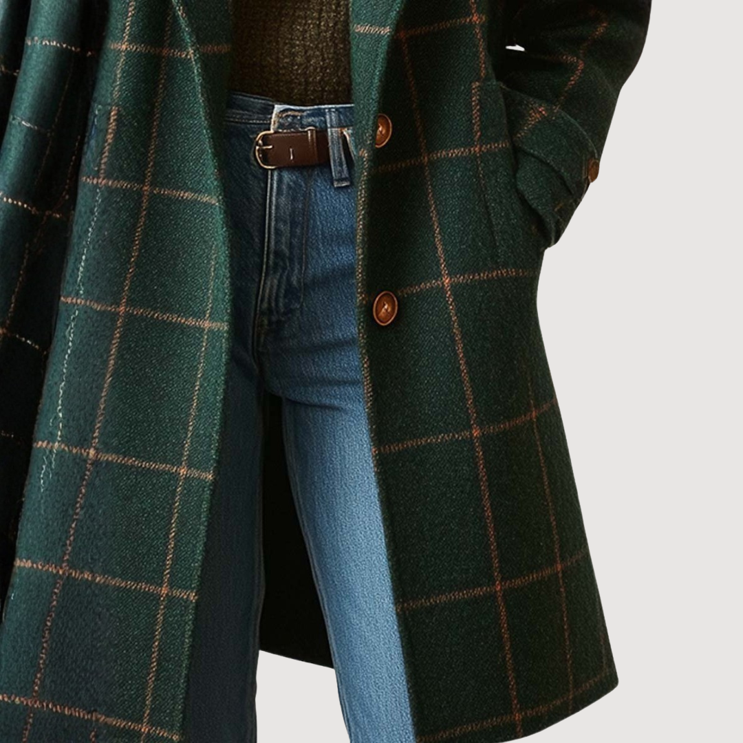 Catherine | Heritage Plaid Tweed Coat