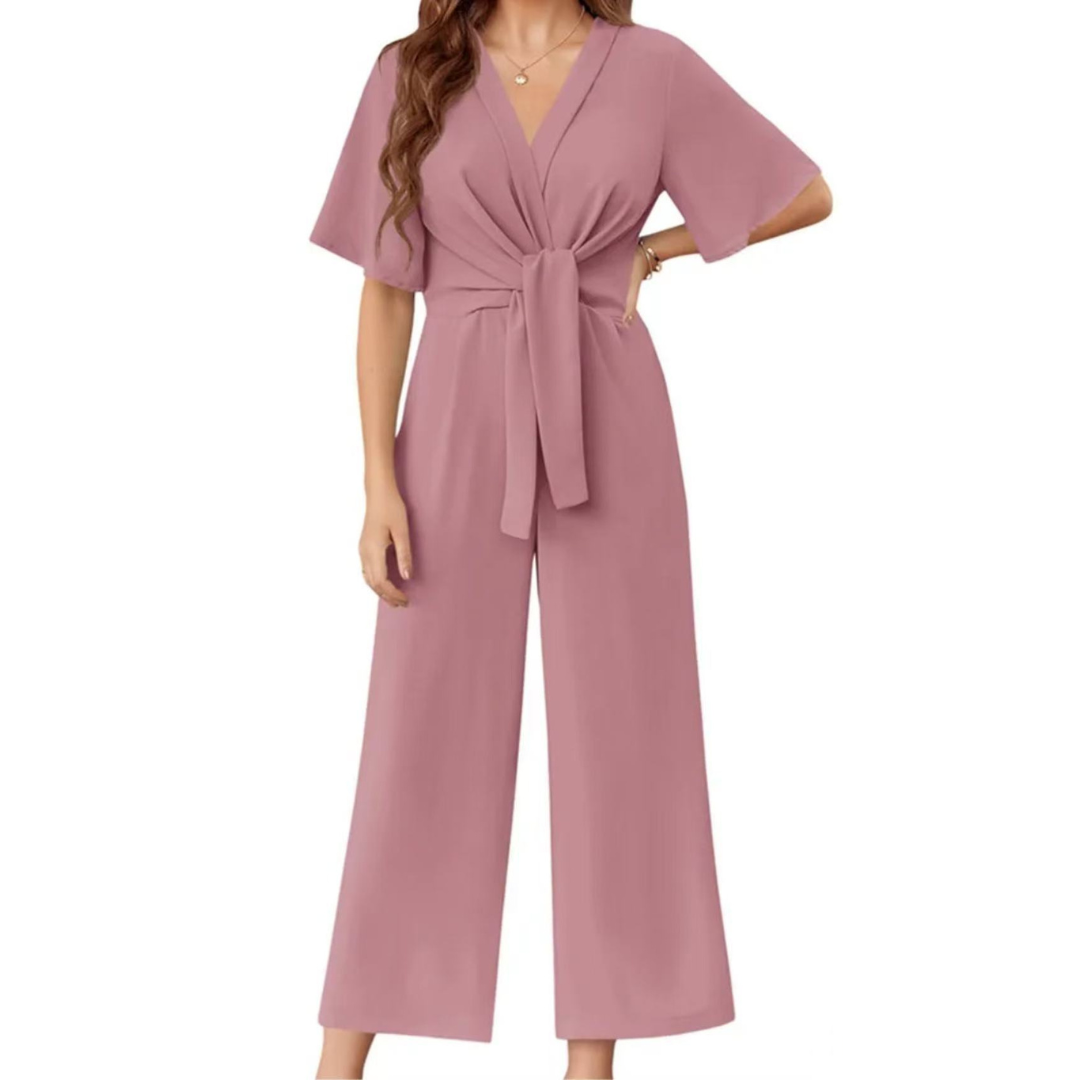 GABRIELLA™ - Elegant Summer Tie Knot Jumpsuits