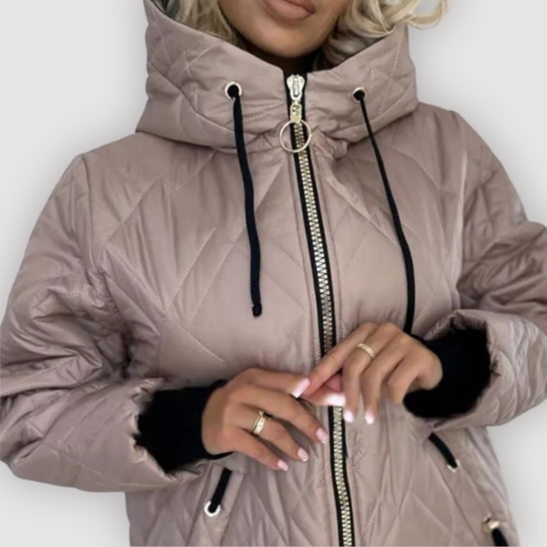 MAURA – QUILTED HOODED JACKET