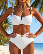 Robin™ | Elegant Bikini With Metal Belt