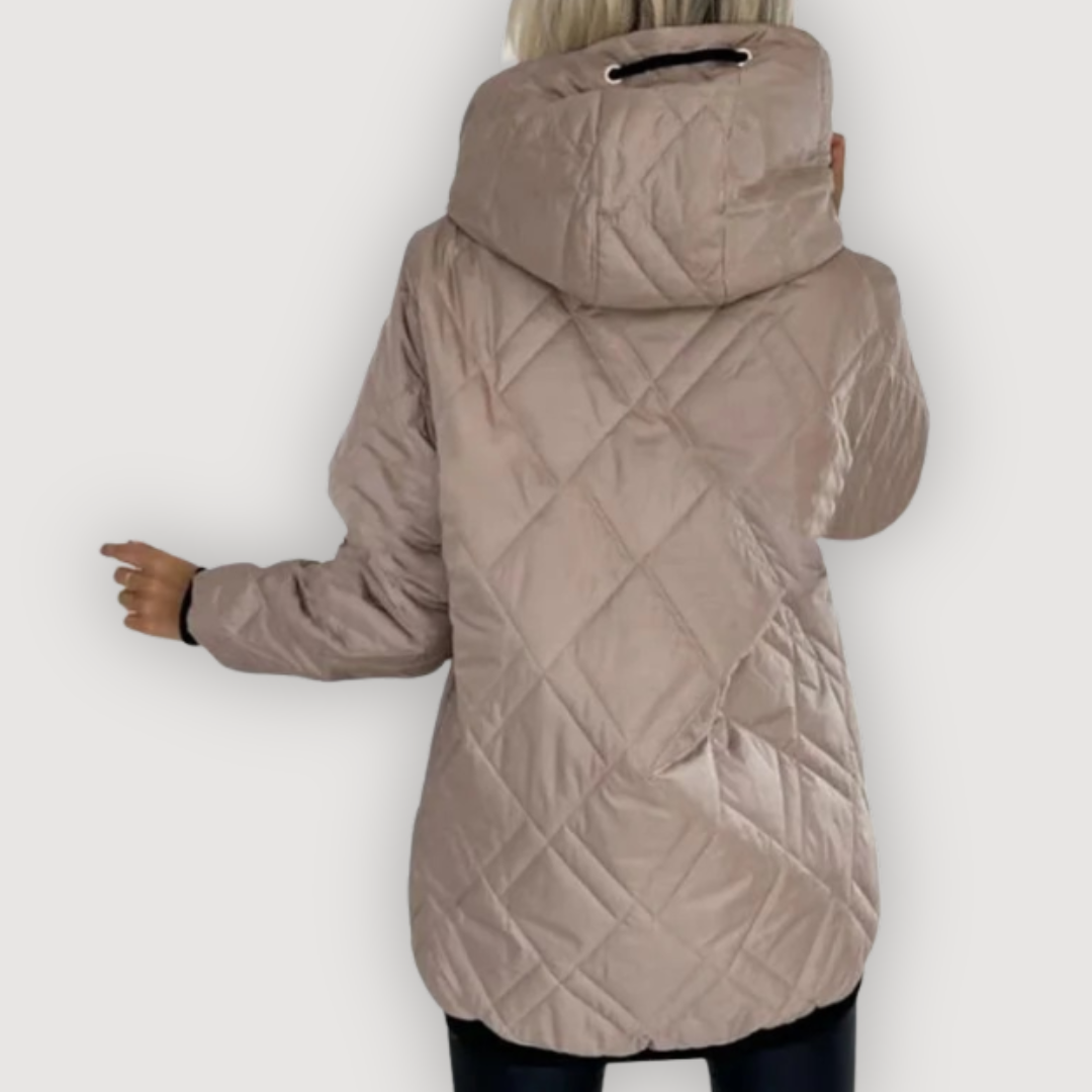 MAURA – QUILTED HOODED JACKET