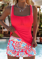 Tessa™ | Stylish Ruched Tankini Swim Set
