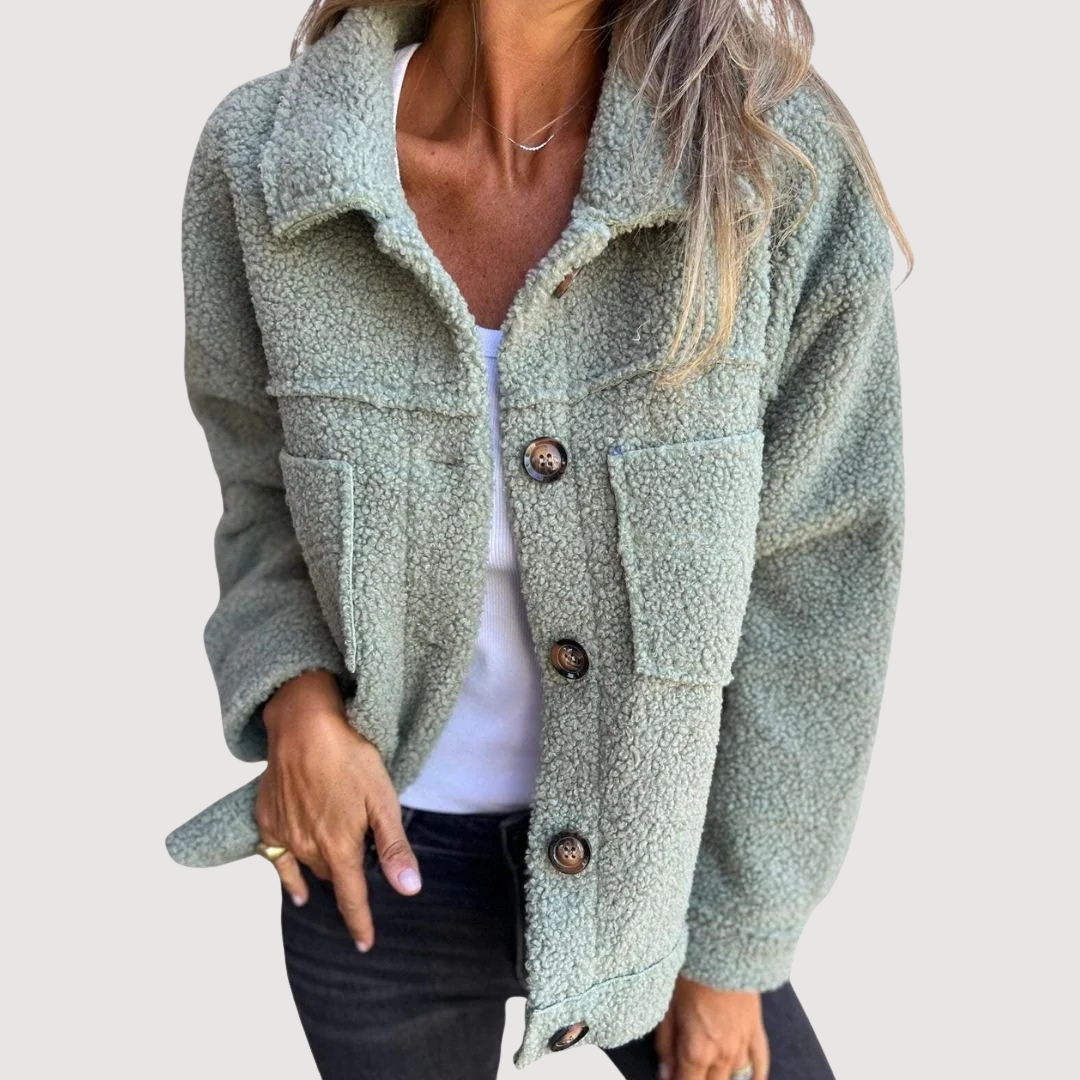 HAILEY – COSY TEDDY JACKET