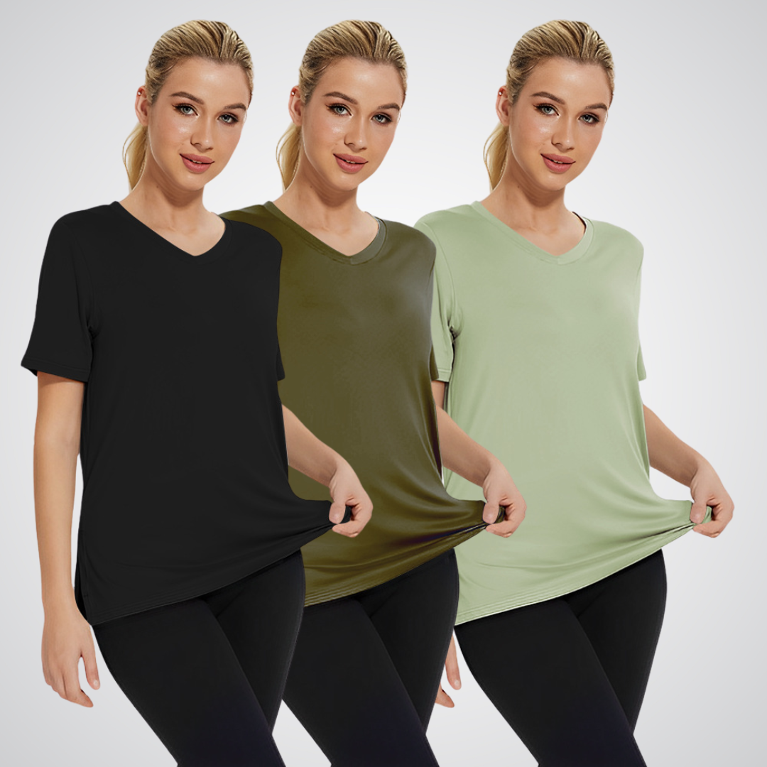 SELENA™ | Casual Loose Fit Tee Pack of 3