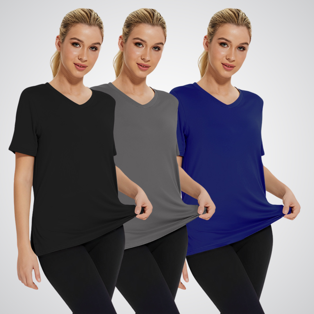 SELENA™ | Casual Loose Fit Tee Pack of 3