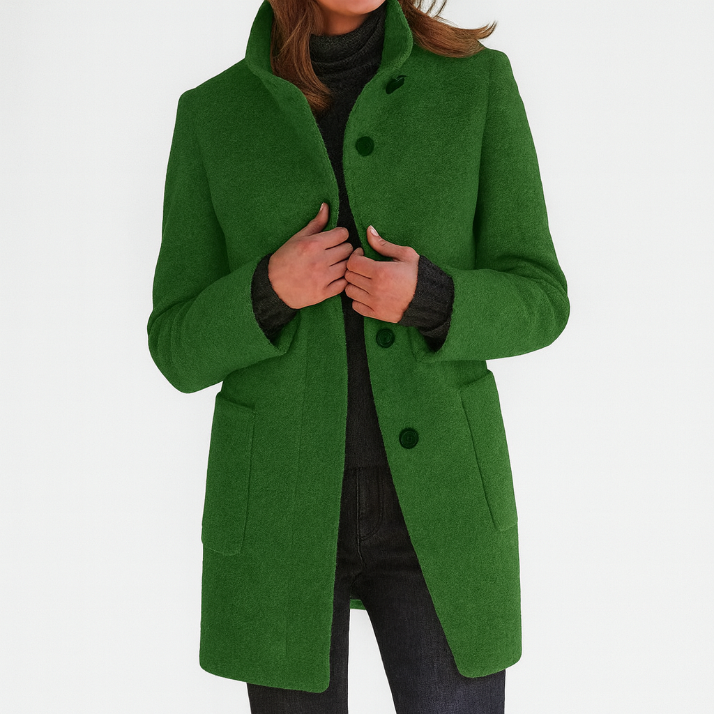 Verona | Ladies Coat with High Collar