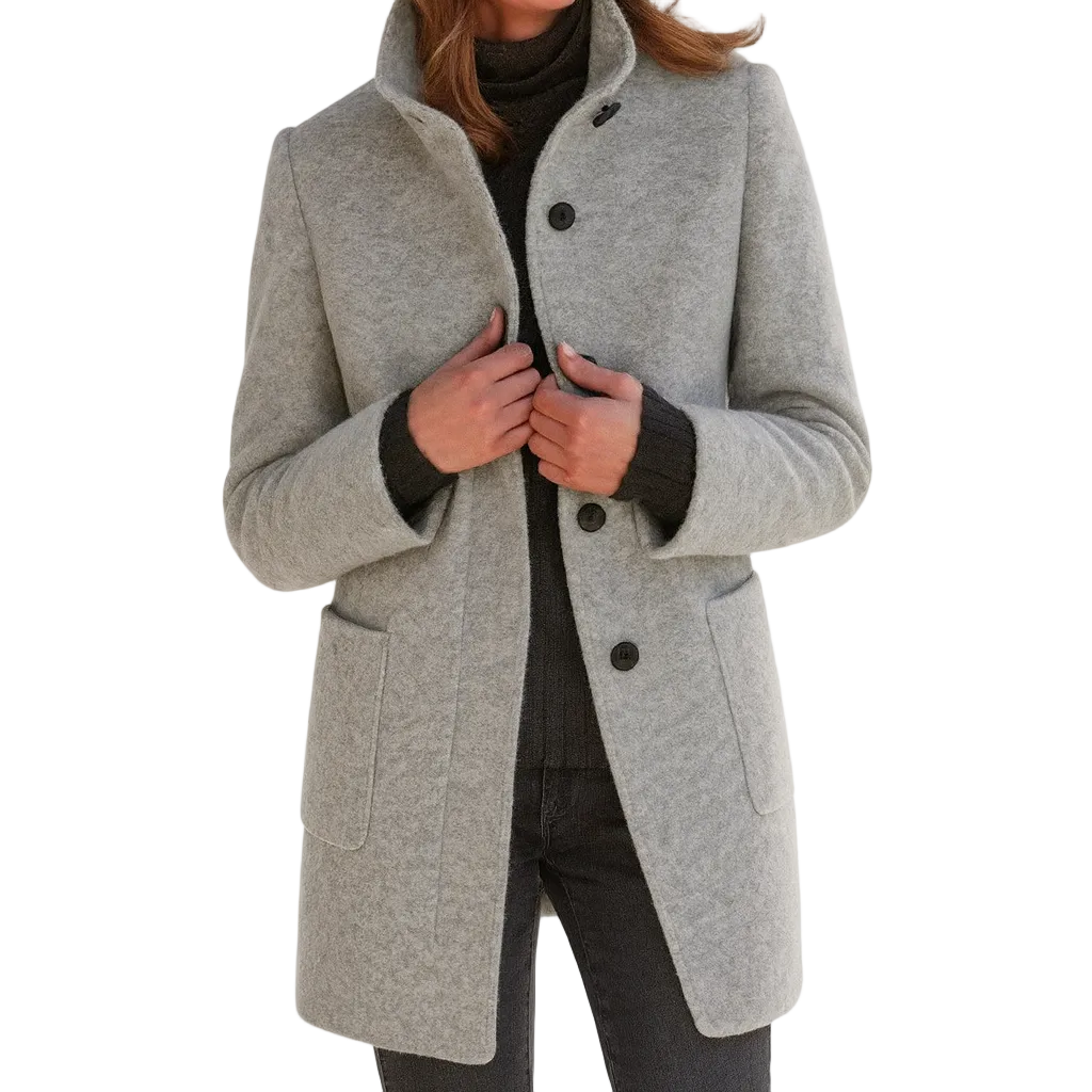 Verona | Ladies Coat with High Collar