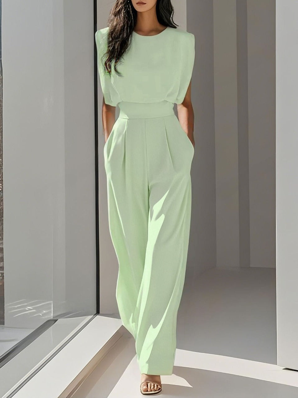 PAQUITA™ - Elegant Sleeveless Summer Jumpsuit