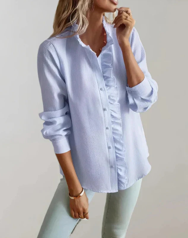Natalie | Blouse with Ruffles