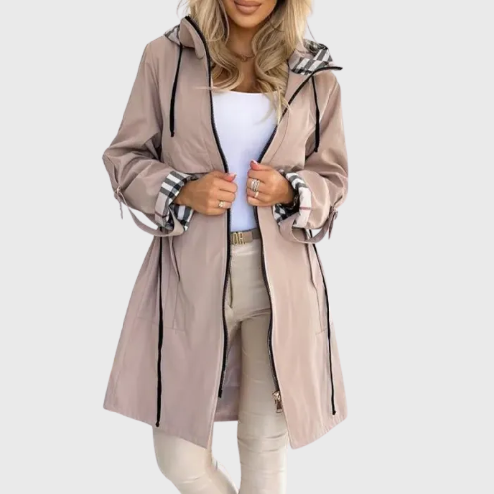 Levianna | Slimming All-Weather Hooded Coat