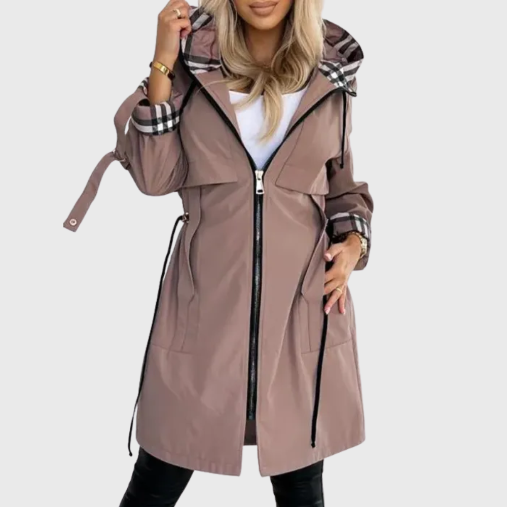 Levianna | Slimming All-Weather Hooded Coat