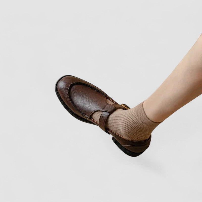 Zhelynne | Orthopedic Square-Toe Mary Jane Shoes