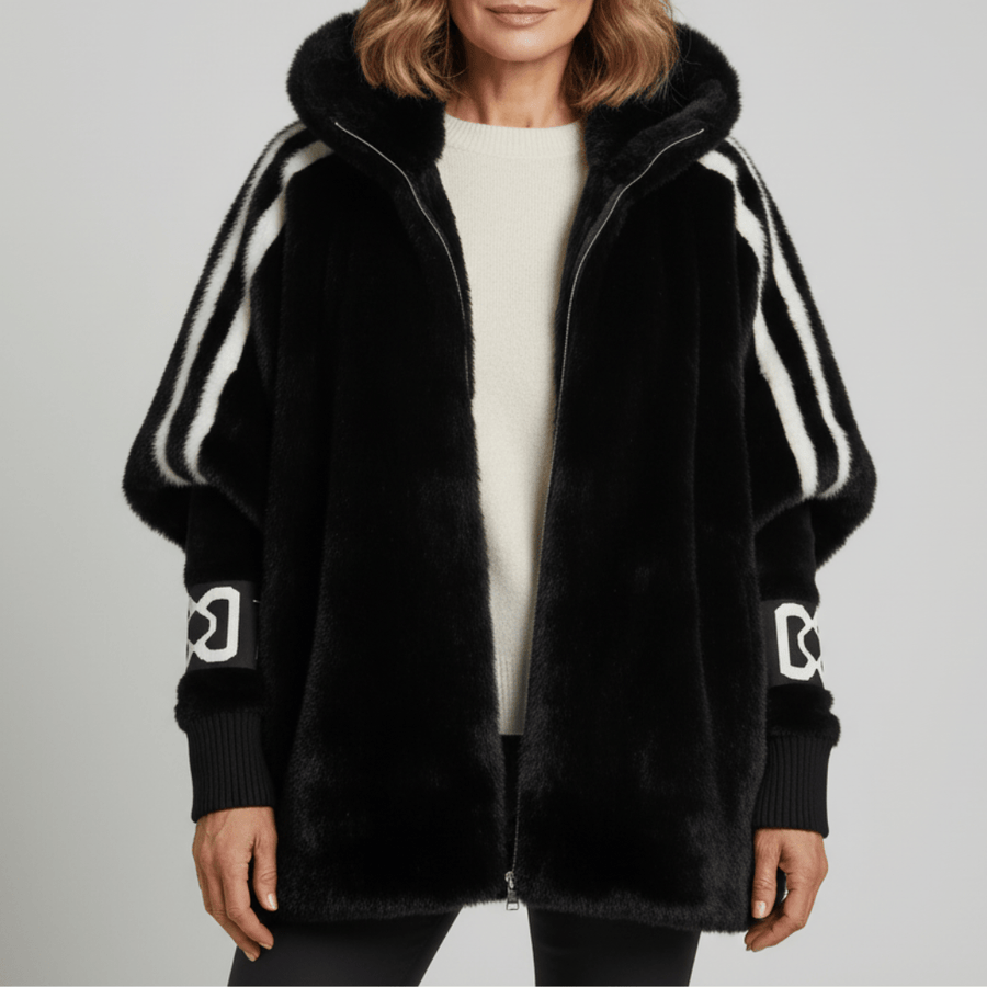Donna | Hooded Fluffy Jacket