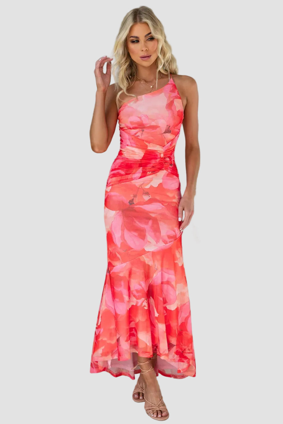 Layla™ | One-Shoulder Pleated Dress