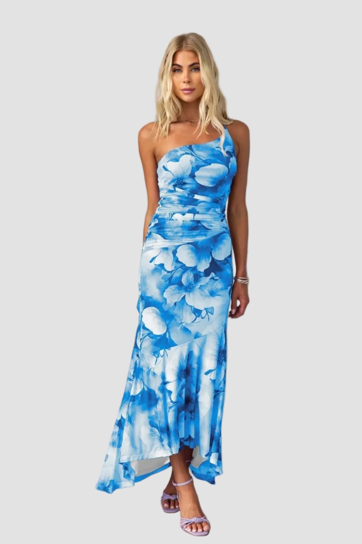 Layla™ | One-Shoulder Pleated Dress