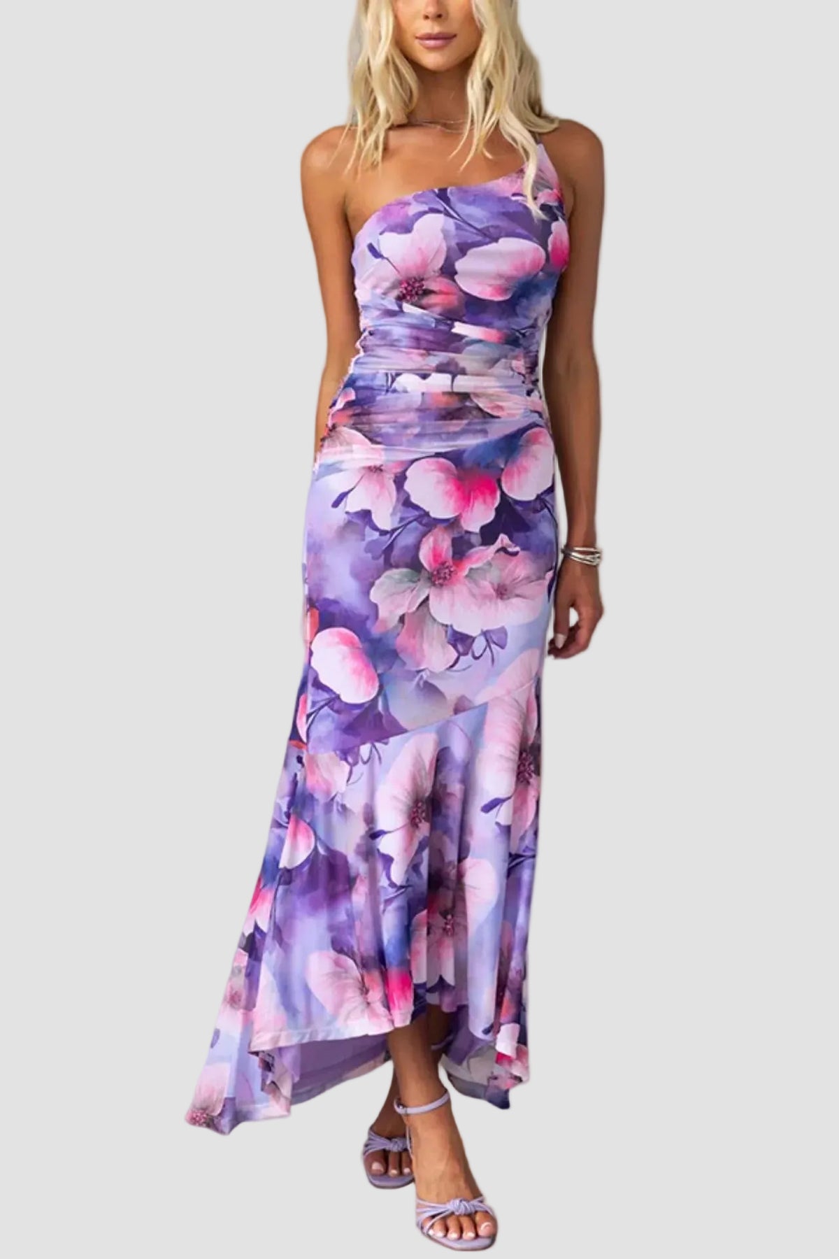 Layla™ | One-Shoulder Pleated Dress