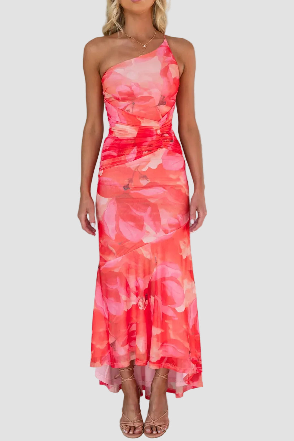 Layla™ | One-Shoulder Pleated Dress