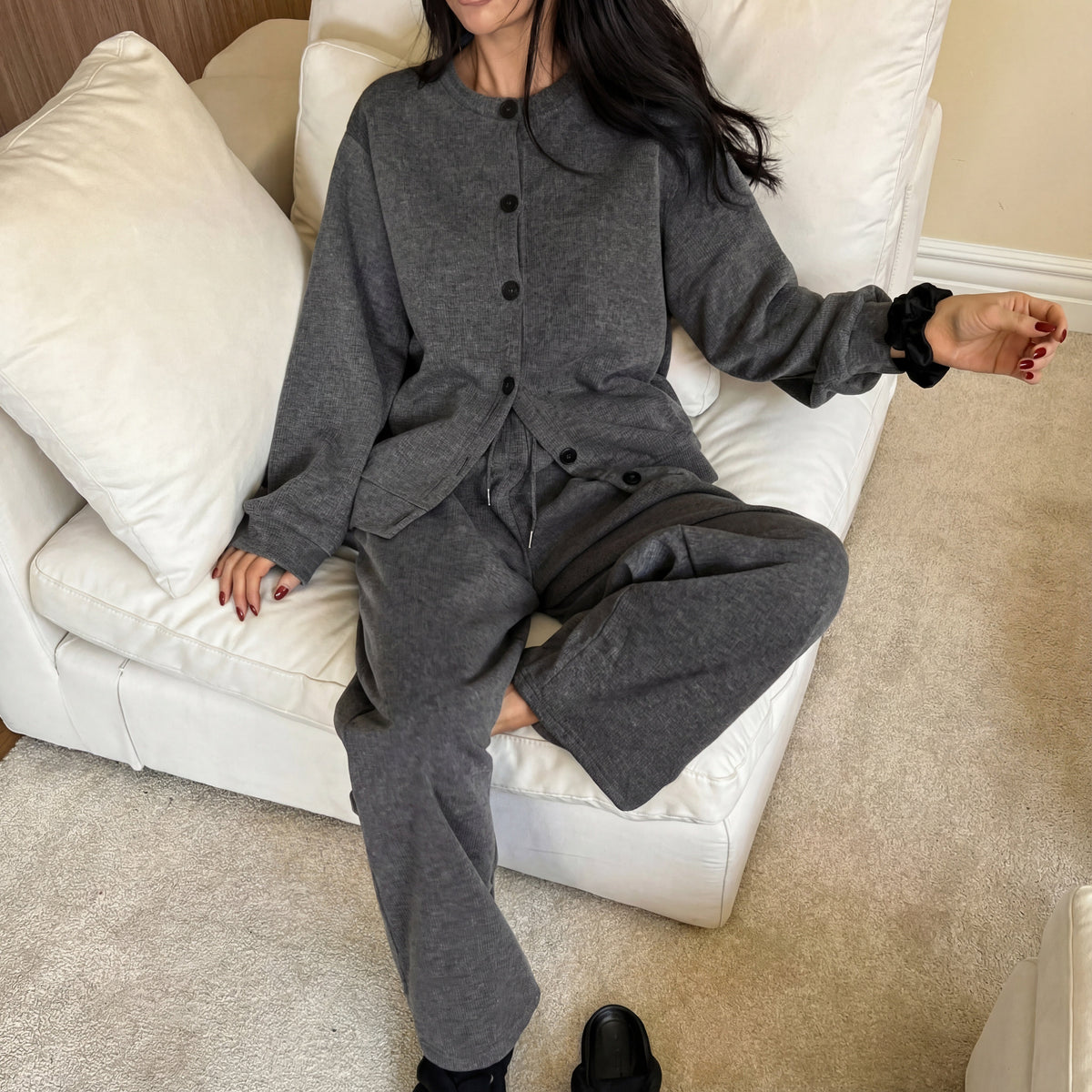 MAISIE™ - Relaxed Button-Up Two-Piece Set